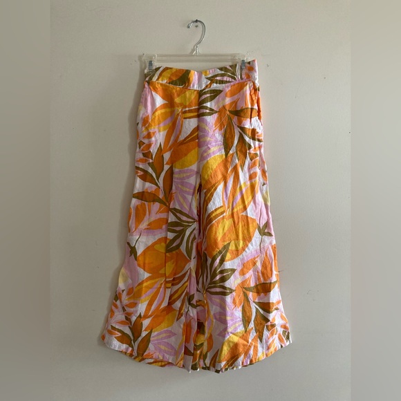 C&C California Pants & Jumpsuits Cc California 0 Linen Tropical